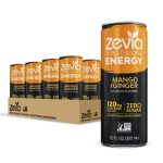 Zevia Zero Calorie Energy Drink， 6-Flavor Essential Variety Pack， All Flavors， 12 Ounce(Pack of 12)